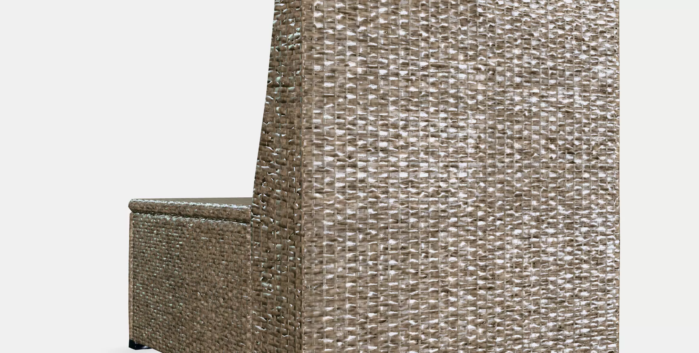 SOLLERON Sectional 1-seater garden Low-poly 3D model_0