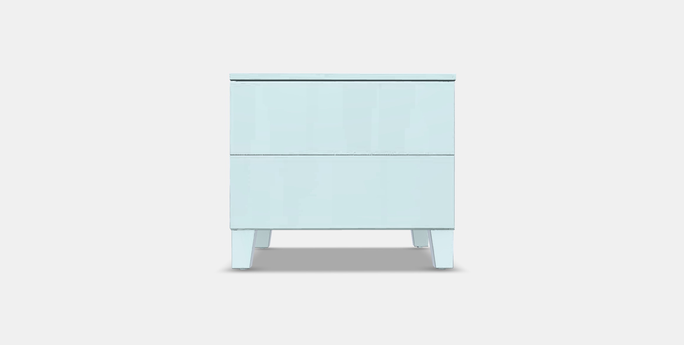 PLATSA Chest of drawers 2 drawers Low-poly 3D model_10