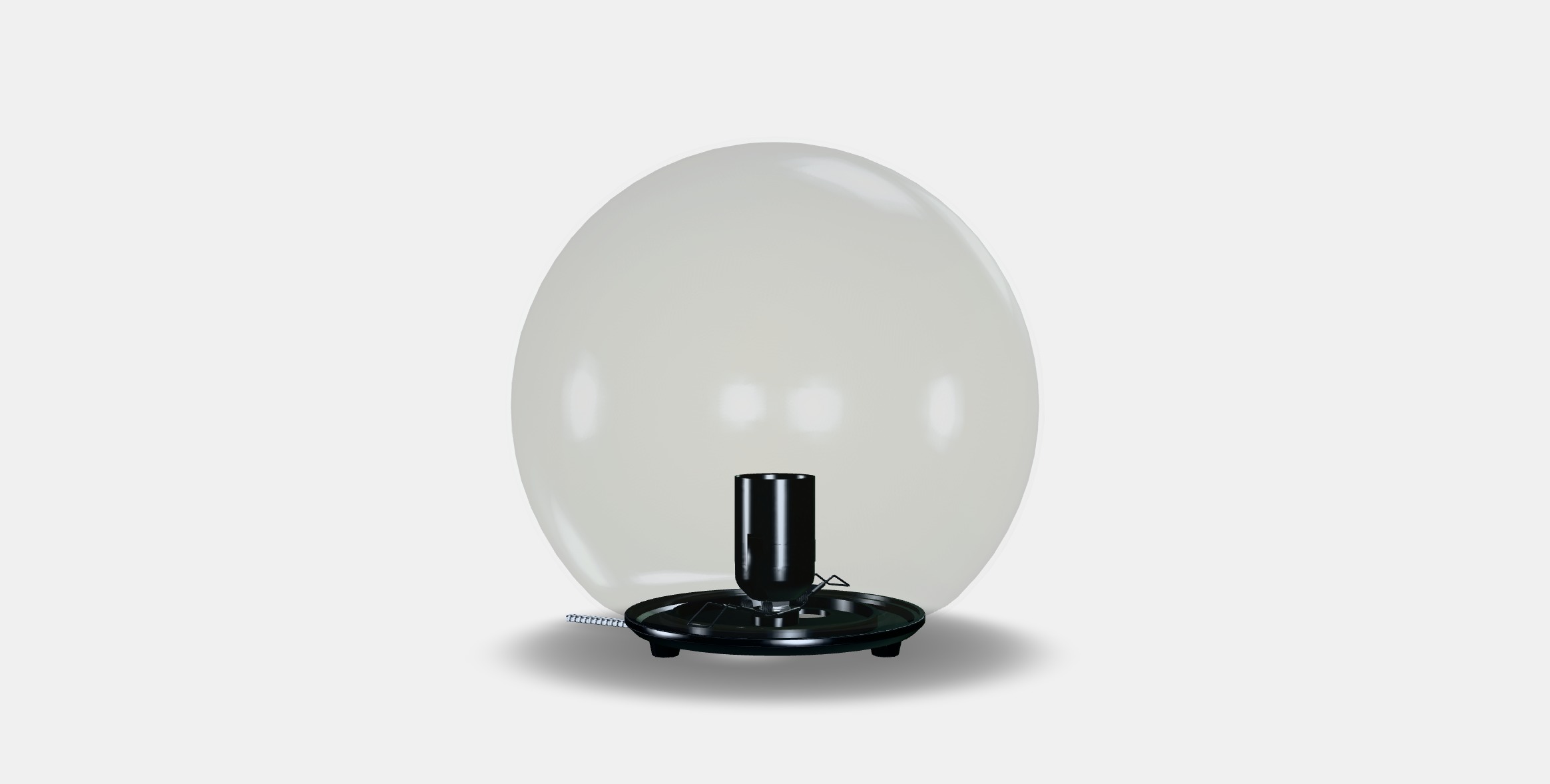 FADO Table Lamp 2 Low-poly 3D model_4