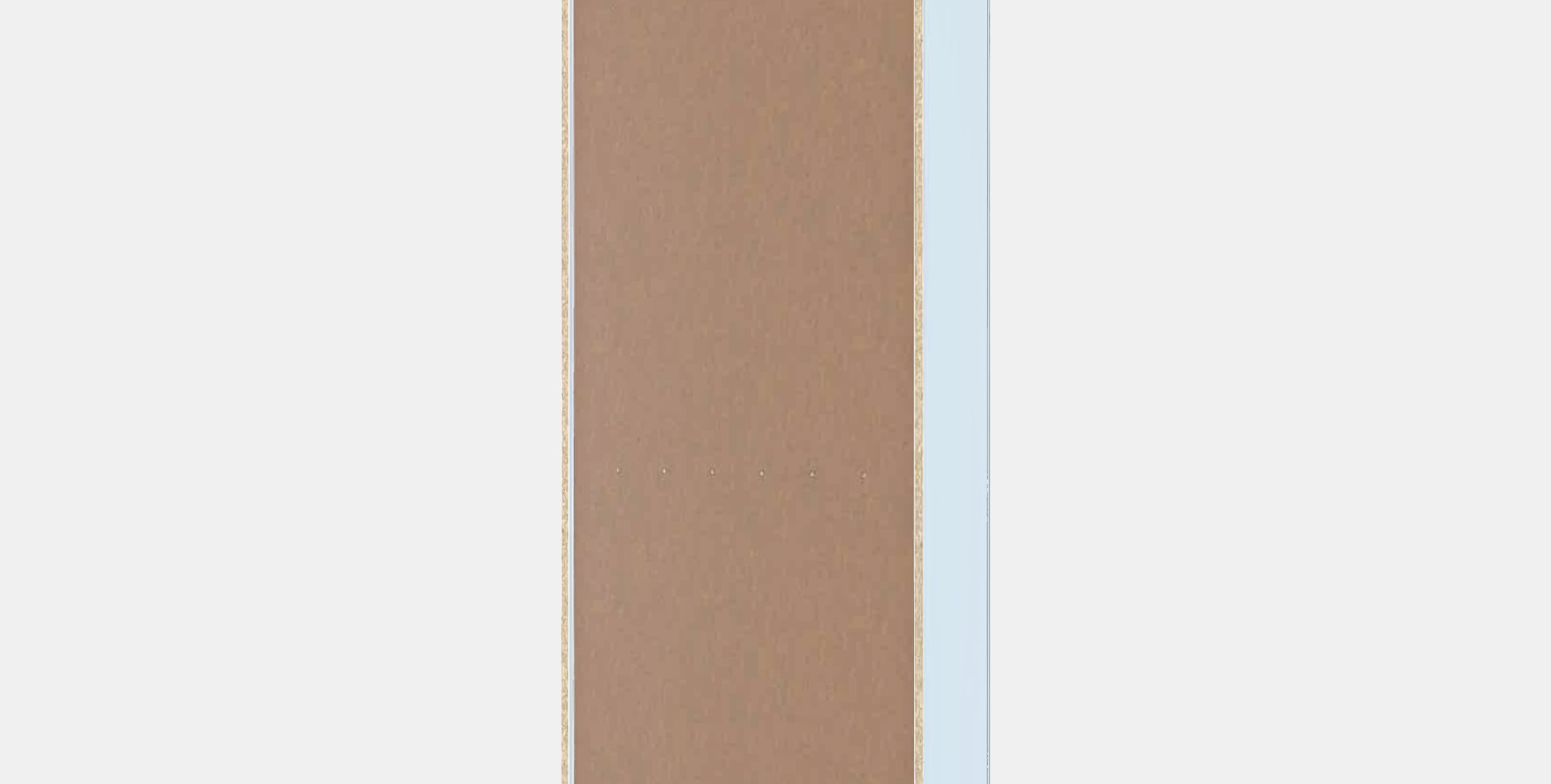 BILLY Reg for books with overst-drz pan-glass Low-poly 3D model_6