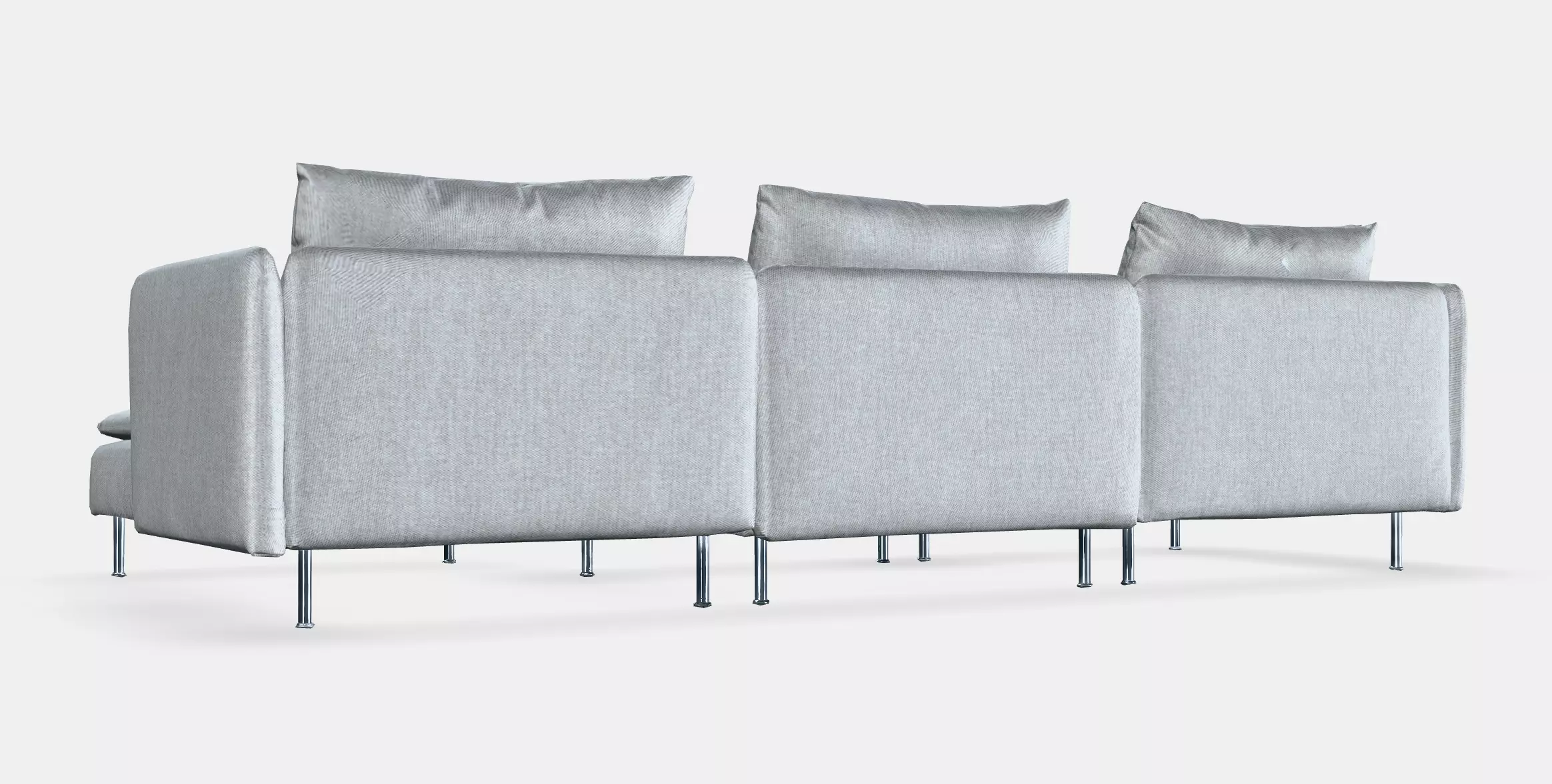 SODERHAMN 4-seater sofa Low-poly 3D model_0