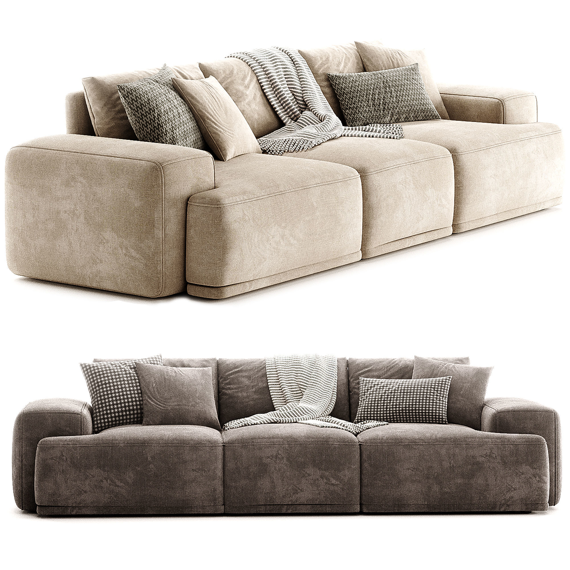 FOSTER Sofa By Calia Italia 3D model_3