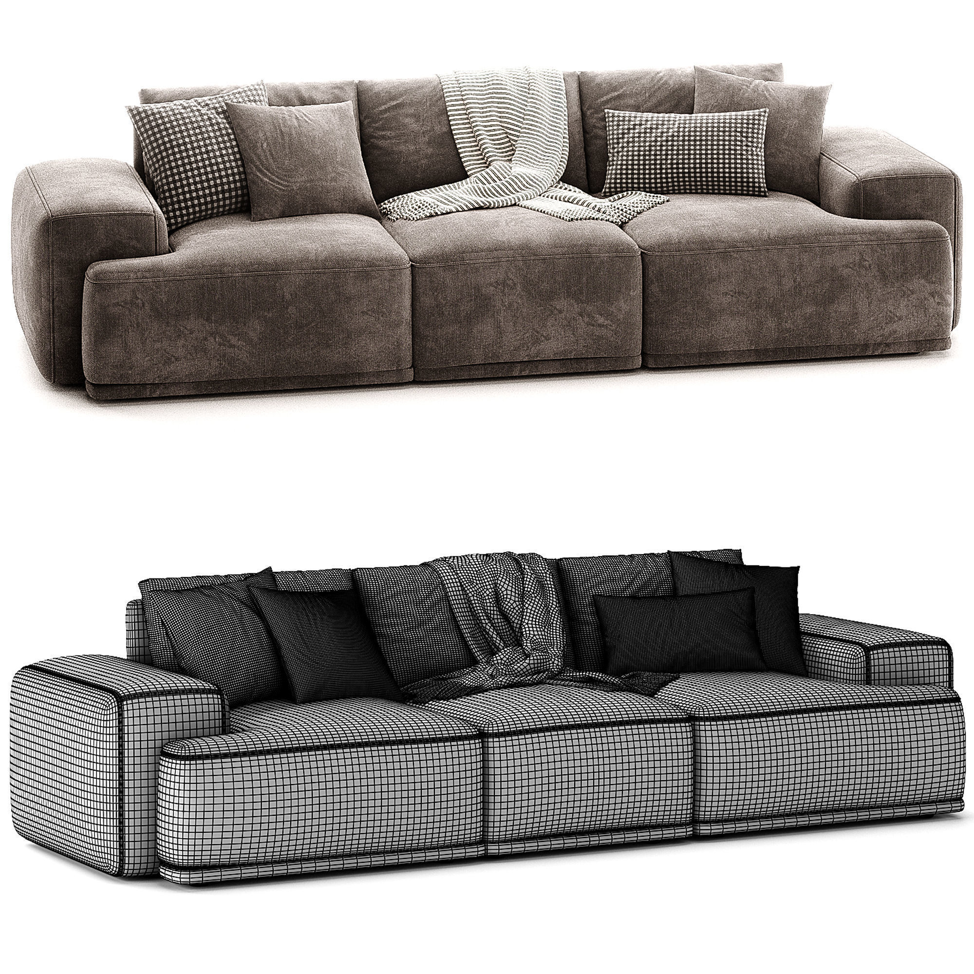 FOSTER Sofa By Calia Italia 3D model_5