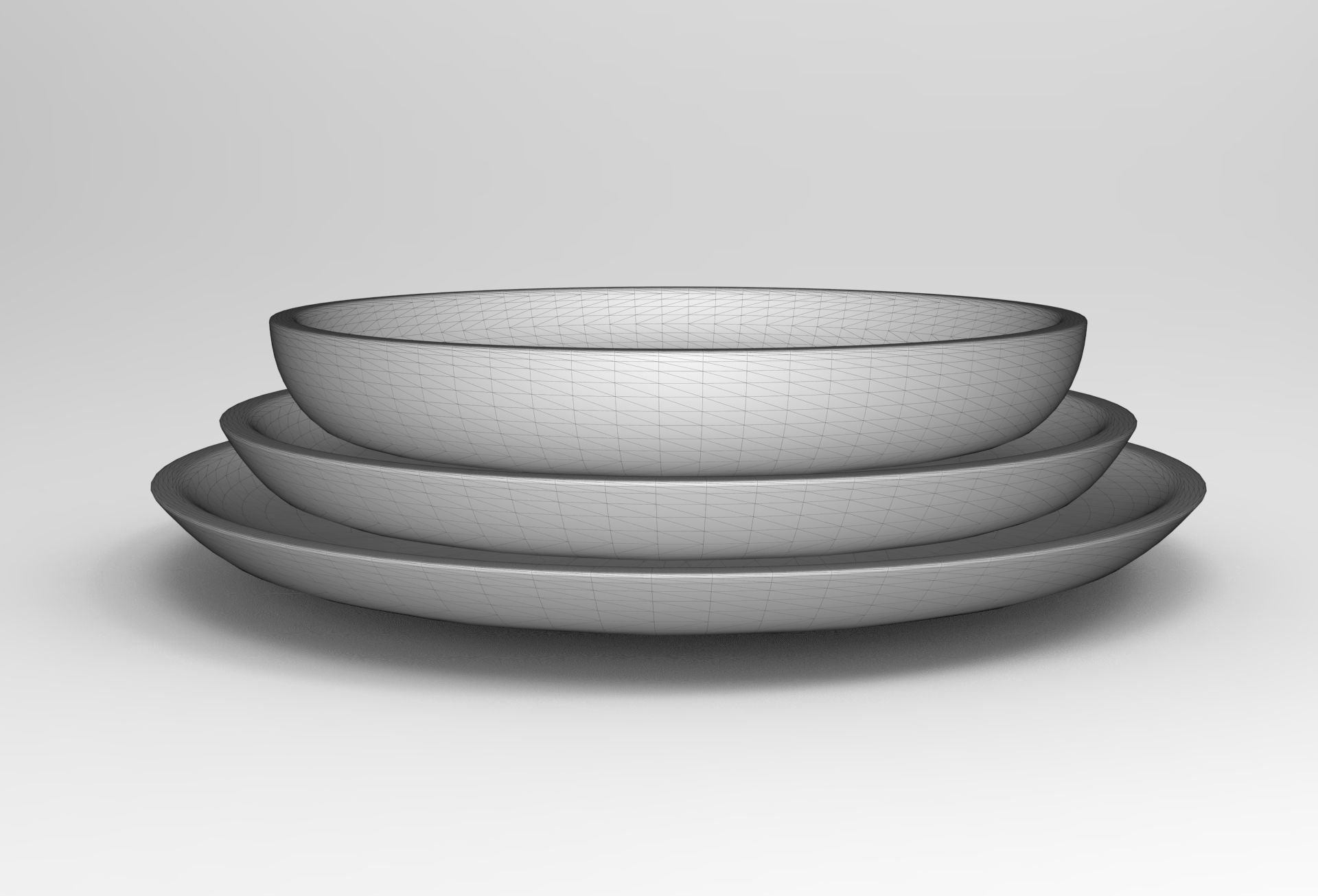 Huty Bowl Low-poly 3D model_6