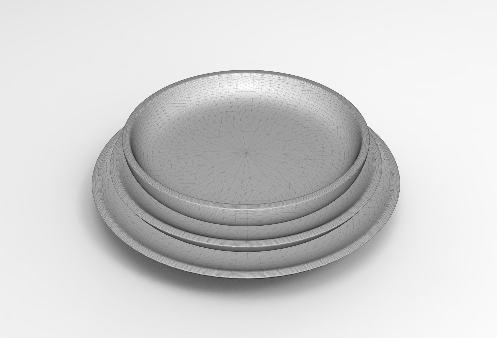Huty Bowl Low-poly 3D model_5