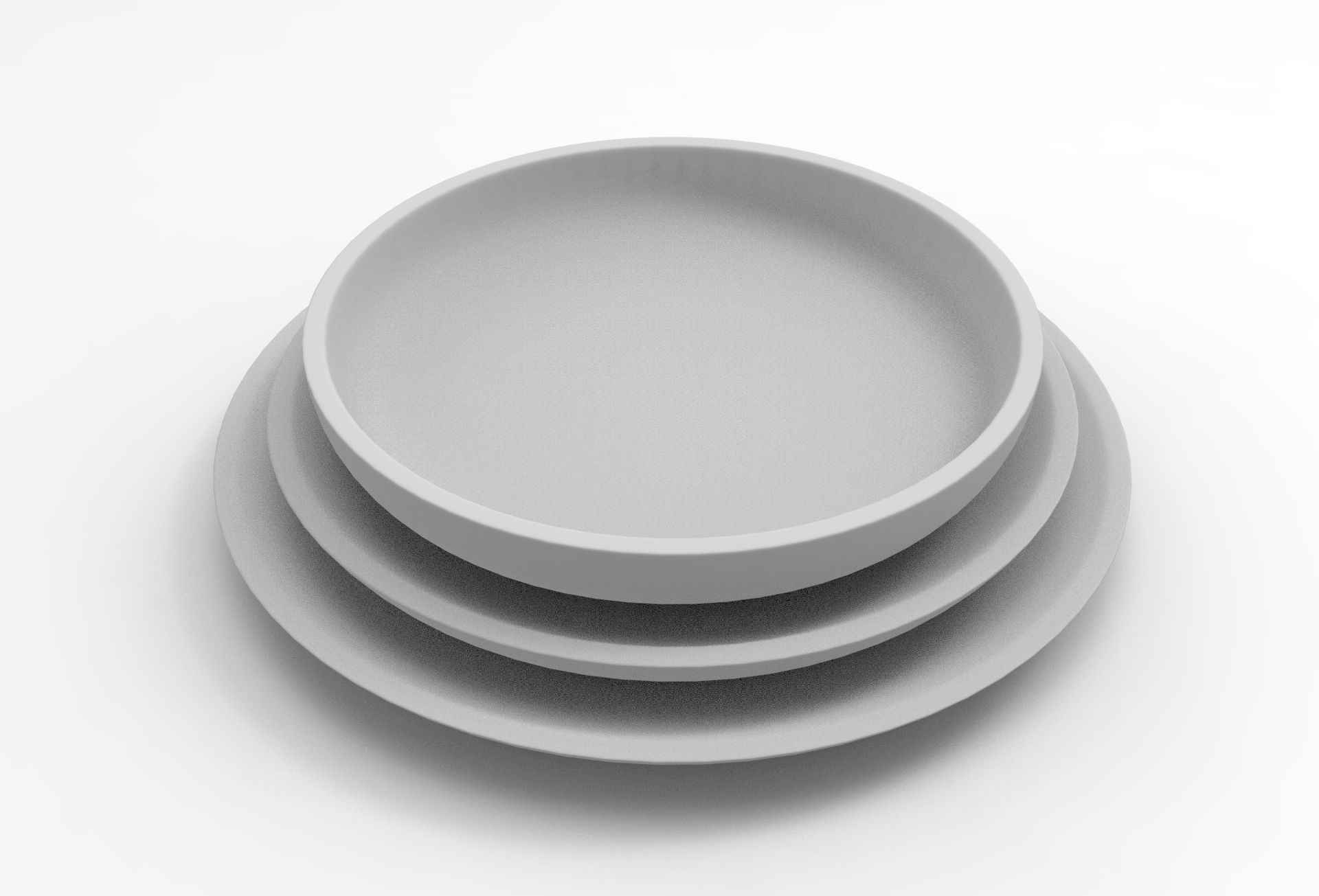 Huty Bowl Low-poly 3D model_7