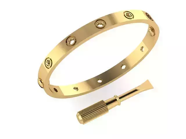 elegant bracelet model 3D print model 3D print model