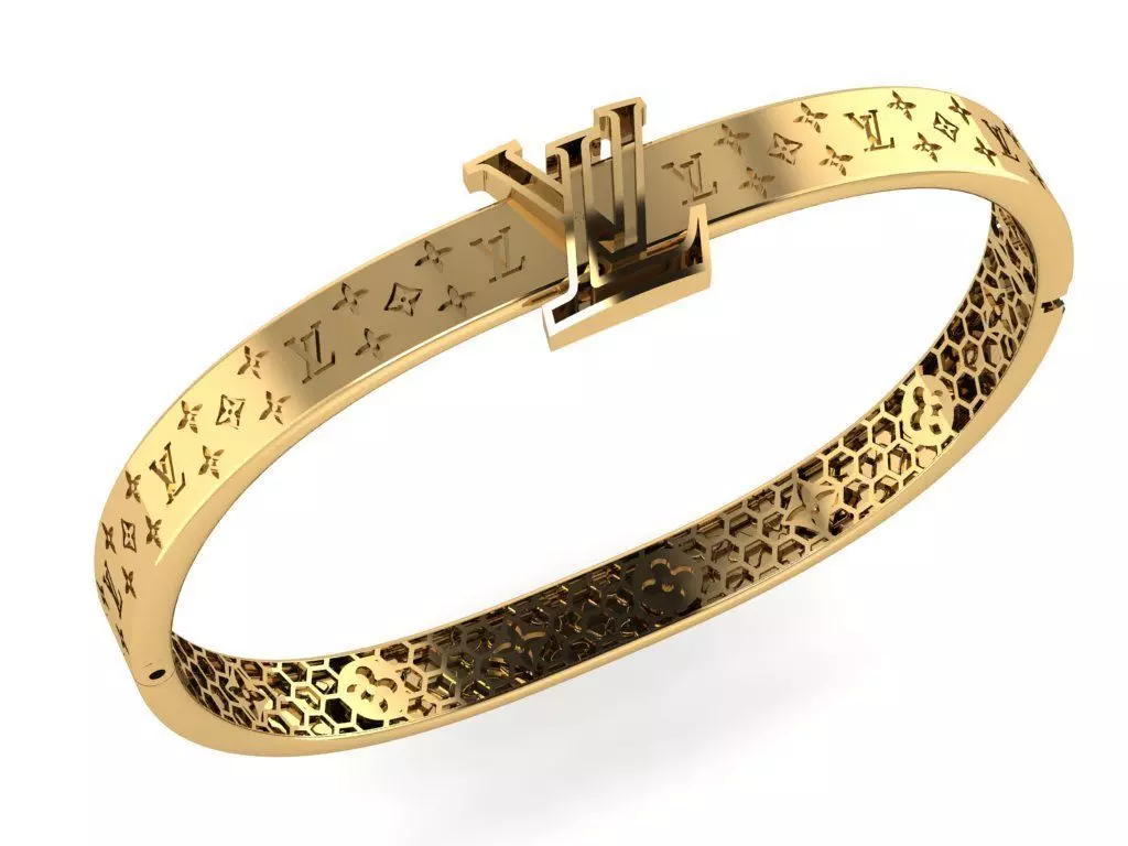 elegant bracelet model 3D print model 3D print model_0