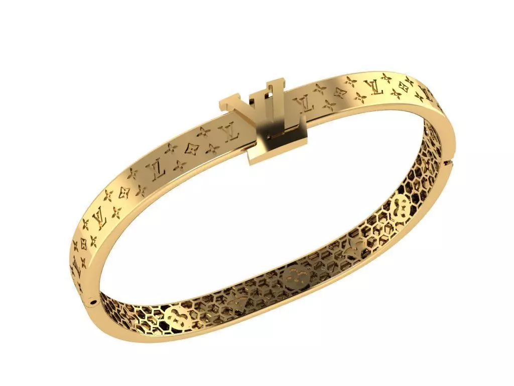 elegant bracelet model 3D print model 3D print model 3D print model_0