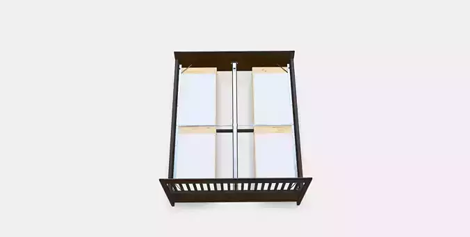 IDANAS Bed frame with drawers 1