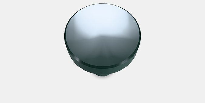 BAGGANAS Knob 4 Low-poly 3D model