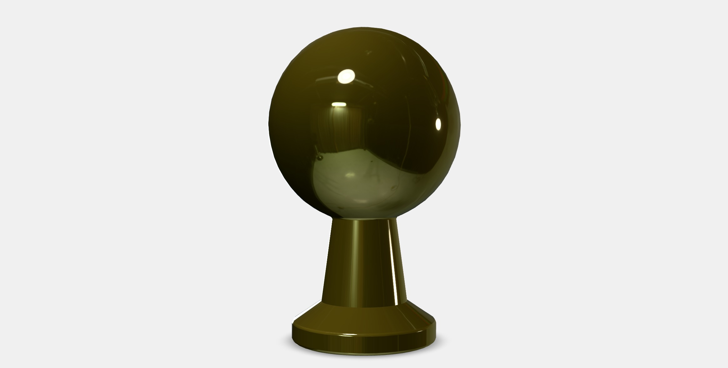 BAGGANAS Knob 5 Low-poly 3D model_12