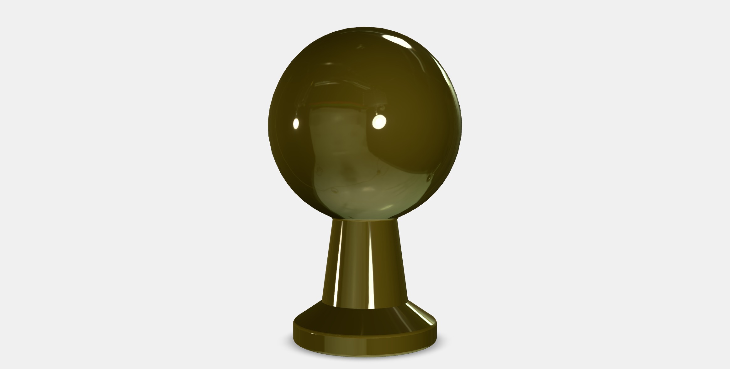 BAGGANAS Knob 5 Low-poly 3D model_5