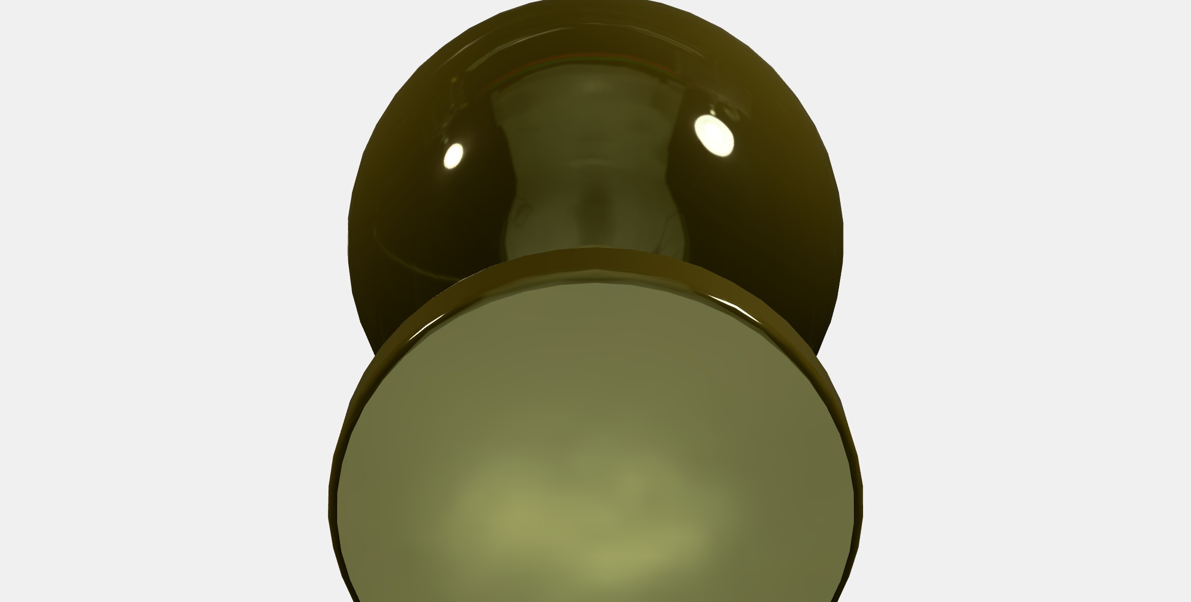 BAGGANAS Knob 5 Low-poly 3D model_8