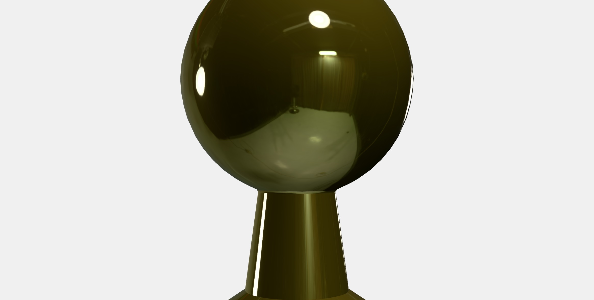 BAGGANAS Knob 5 Low-poly 3D model_9