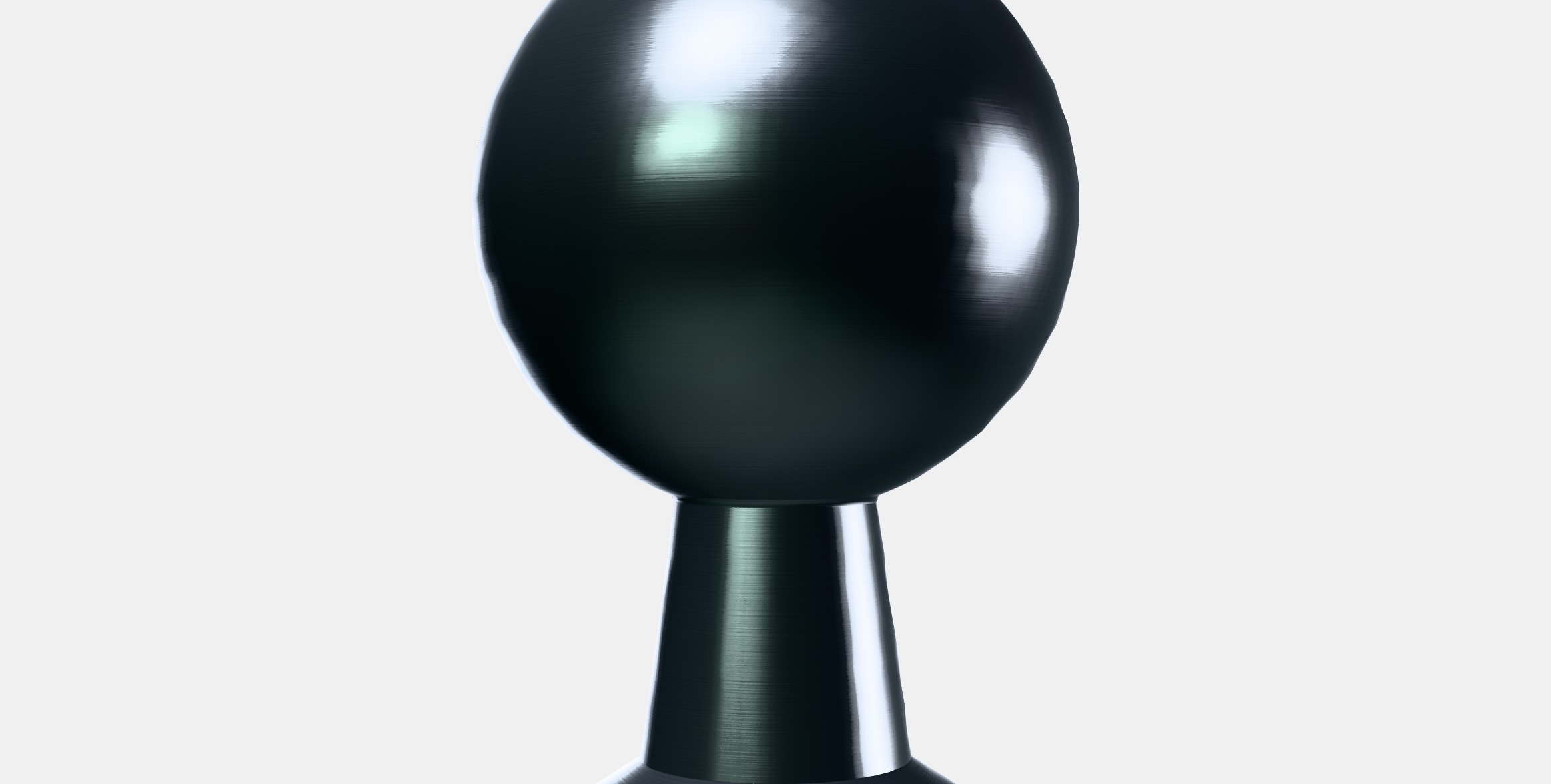 BAGGANAS Knob 6 Low-poly 3D model_13