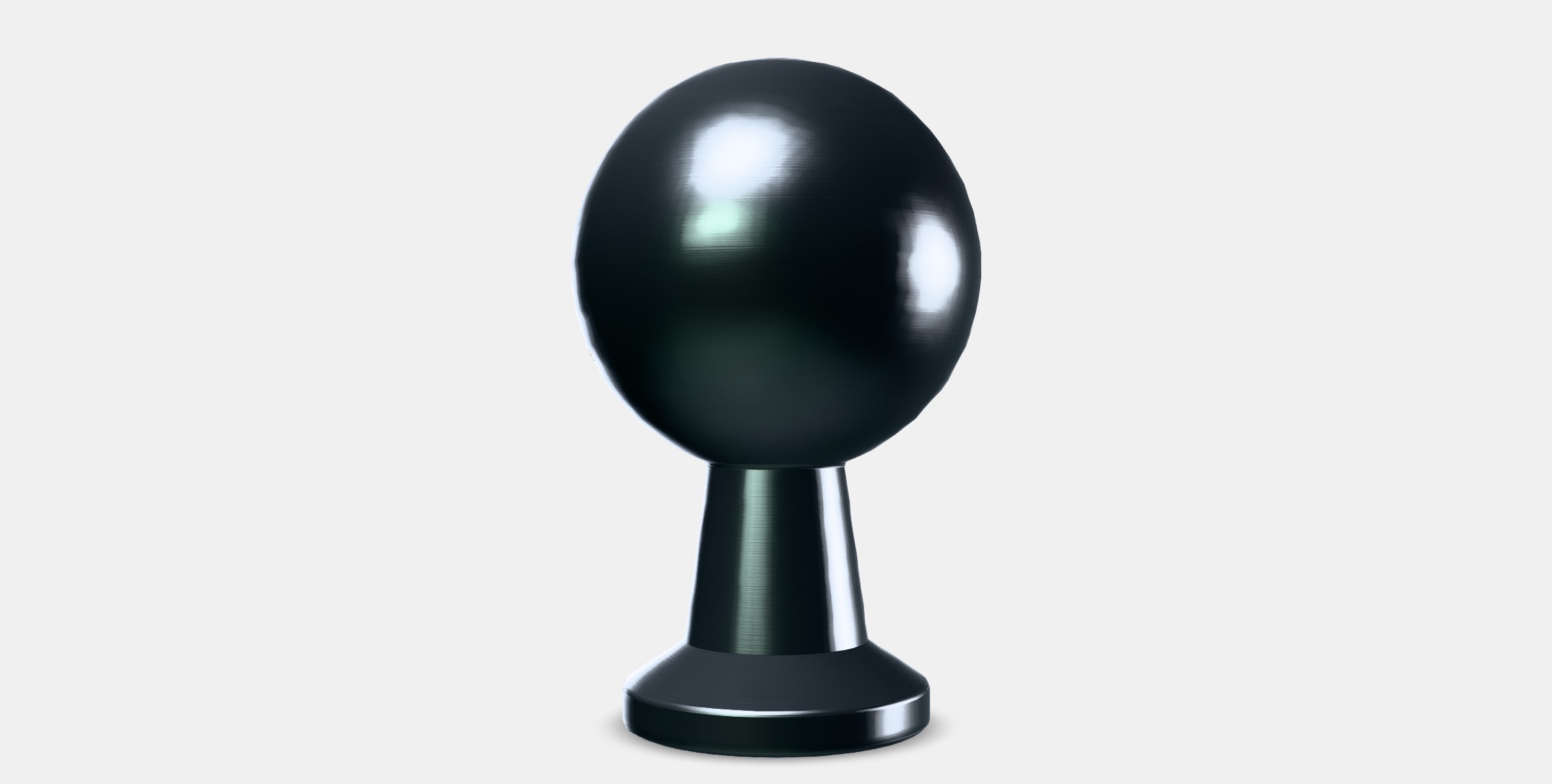 BAGGANAS Knob 6 Low-poly 3D model_12