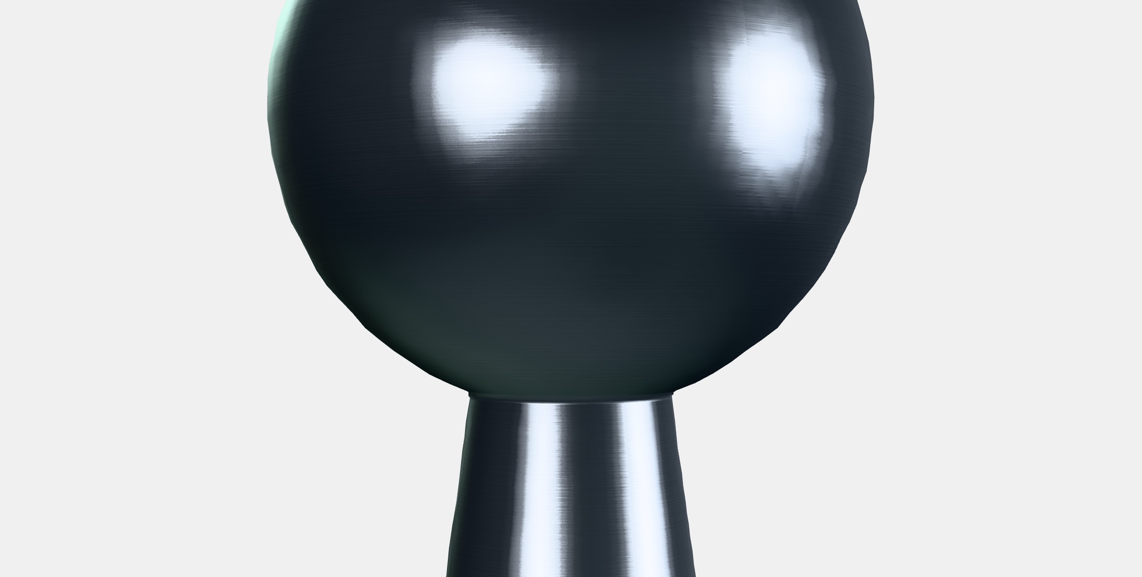 BAGGANAS Knob 6 Low-poly 3D model_6