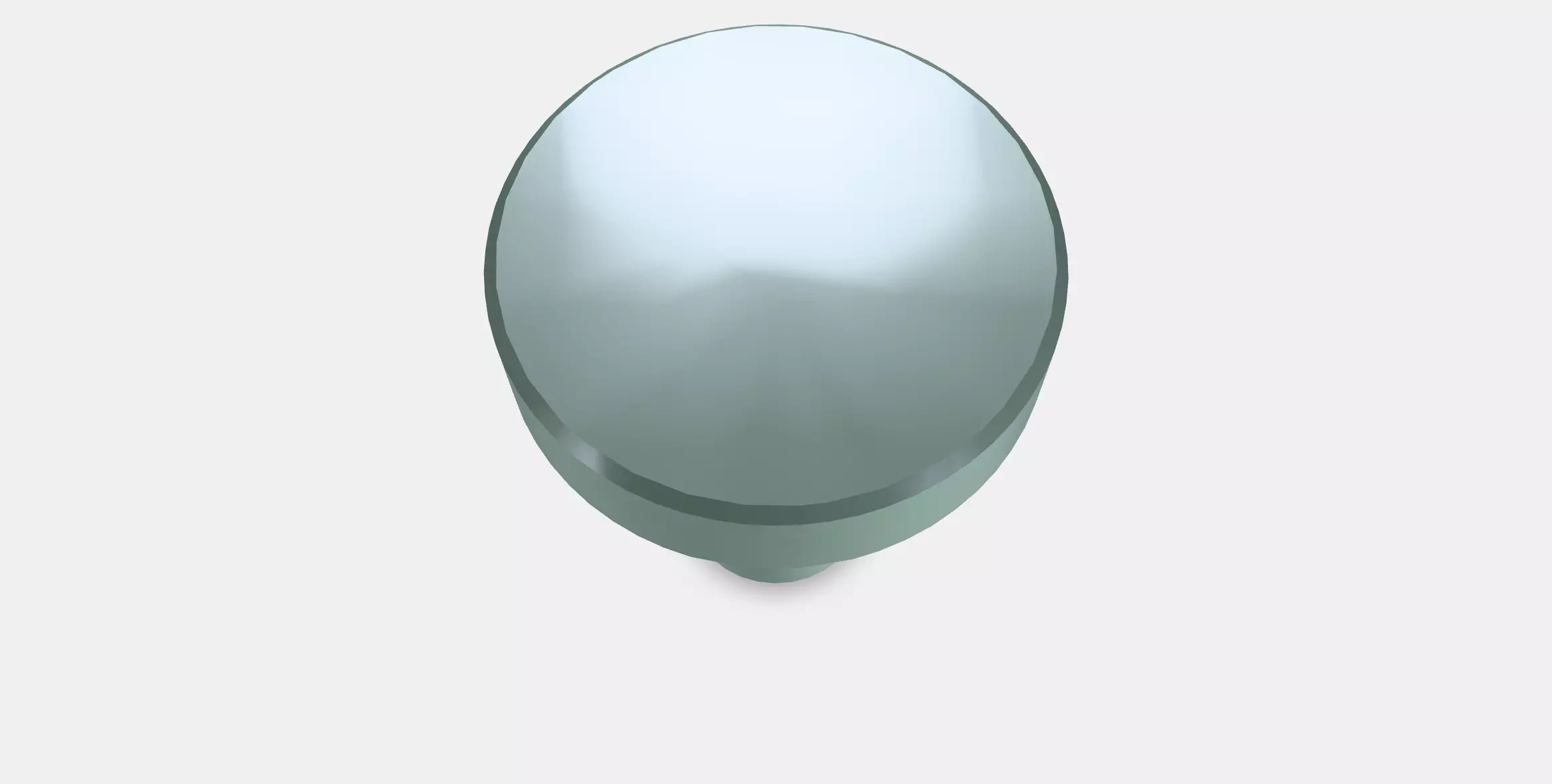 BAGGANAS Knob 7 Low-poly 3D model_0