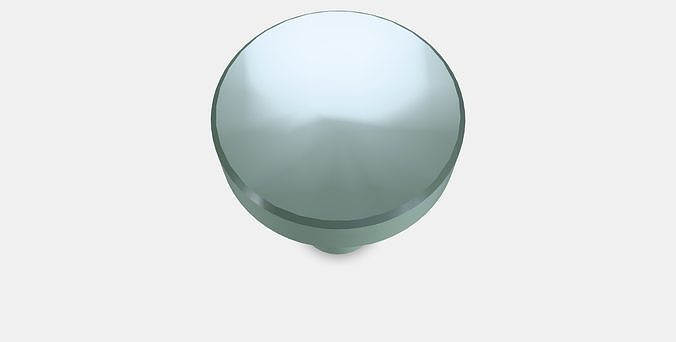 BAGGANAS Knob 7 Low-poly 3D model