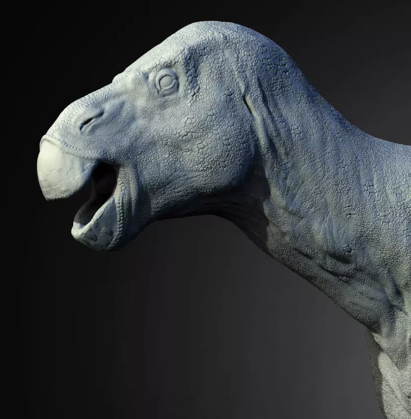 Iguanodon 3D print model_0