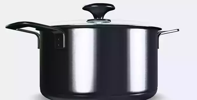 HEMKOMST Pot with lid 1 Low-poly 3D model