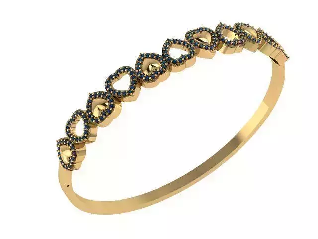 elegant bracelet model 3D print model 3D print model