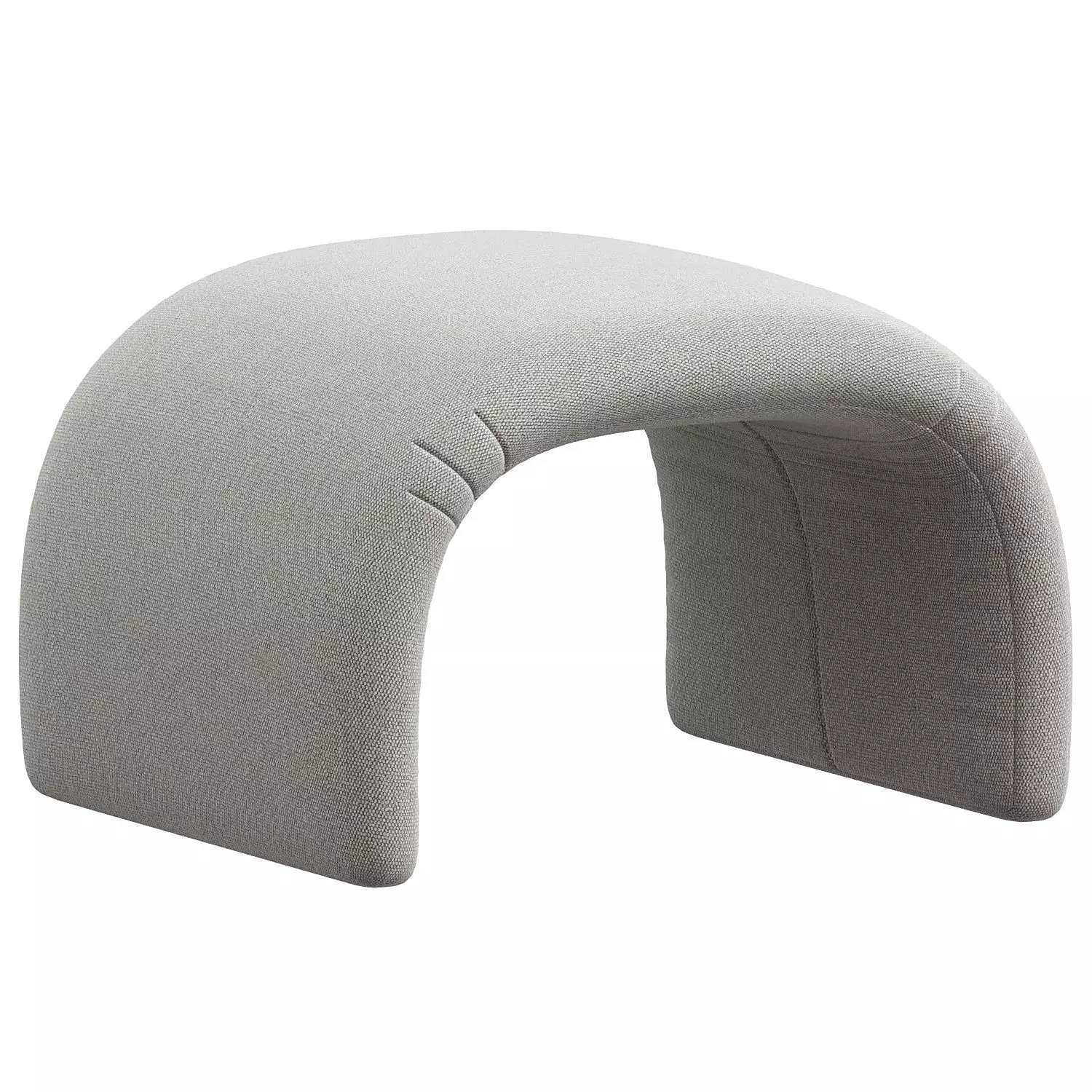 A Pair of Fiberglass Waterfall Edges Benches 3D model