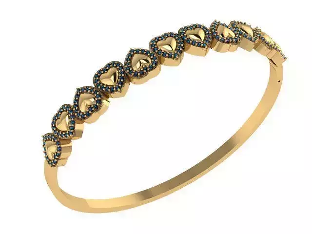 elegant bracelet model 3D print model 3D print model