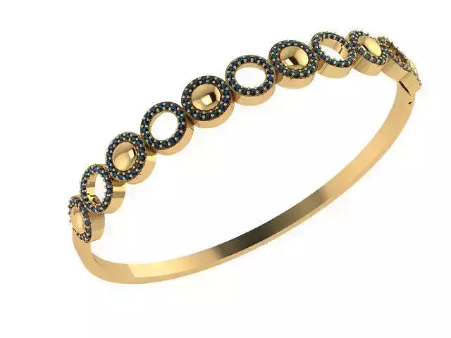 elegant bracelet model 3D print model 3D print model