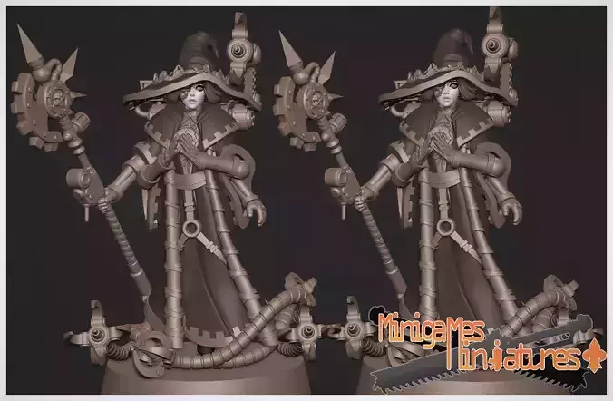 Tech priest Ranni anime figurine 3D print model