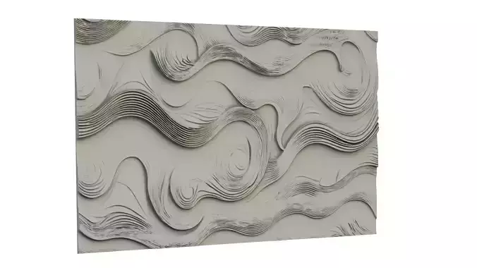 decor set wall panel wall relief mural CNC 33