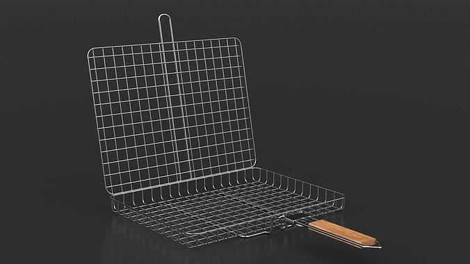 BBQ Handle Grill 3D model 3