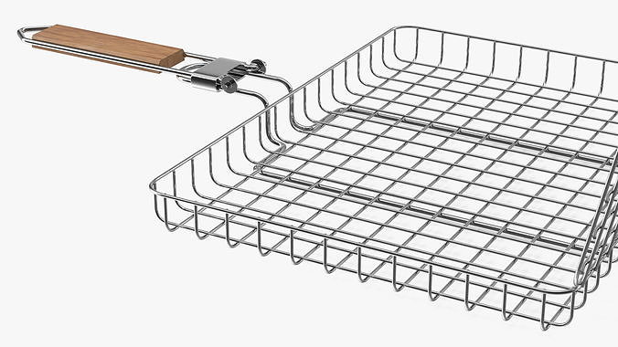 BBQ Handle Grill 3D model 7