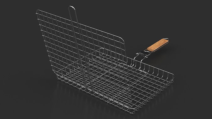 BBQ Handle Grill 3D model 4