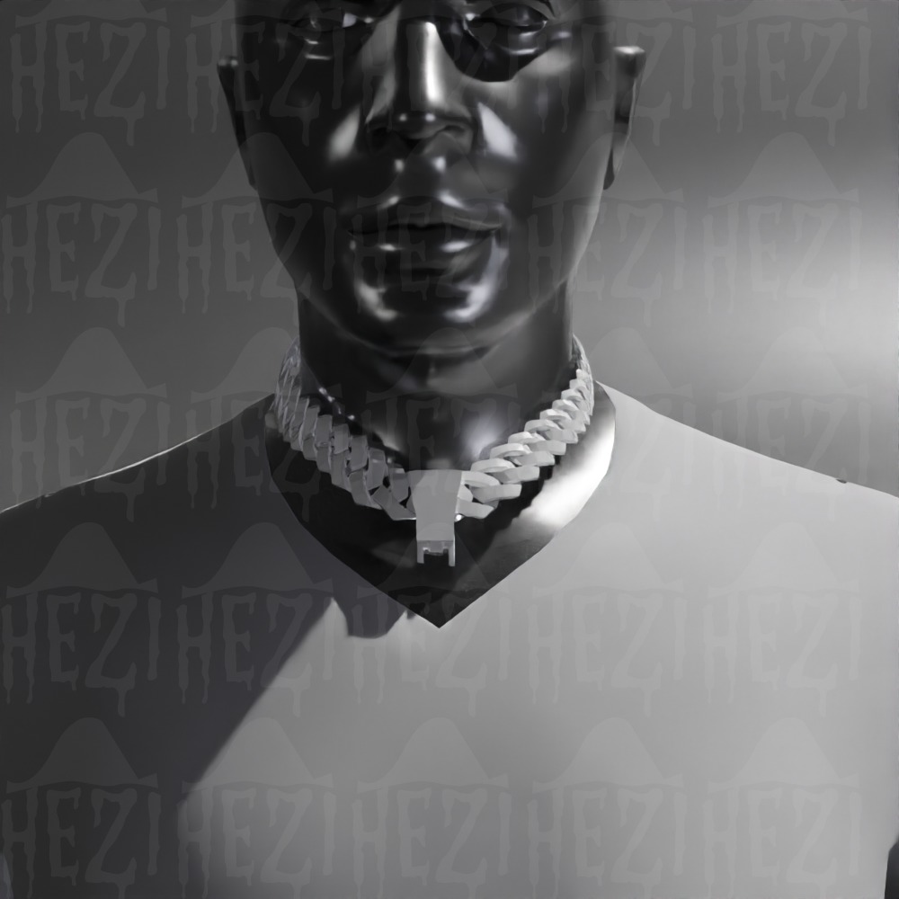 Cuban Chain Template FIVEM 3D model 3D model_2