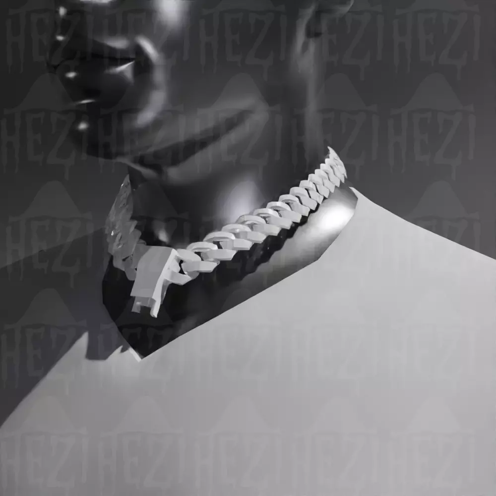 Cuban Chain Template FIVEM 3D model 3D model_0