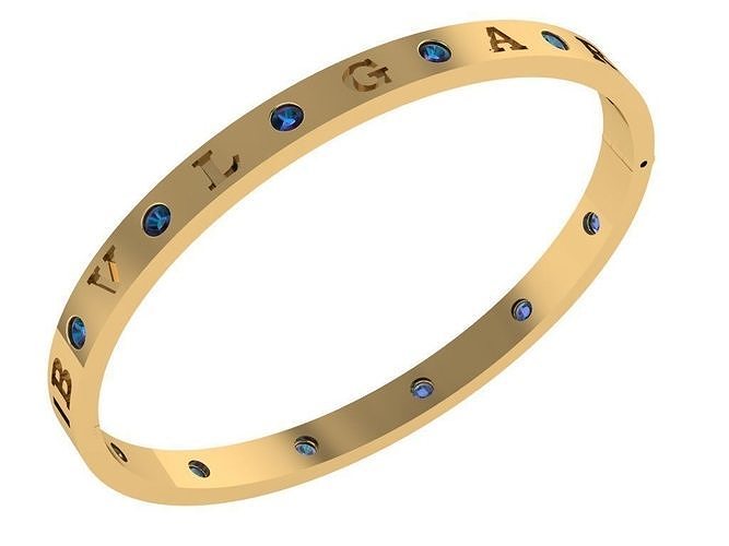 elegant bracelet model 3D print model  3D print model
