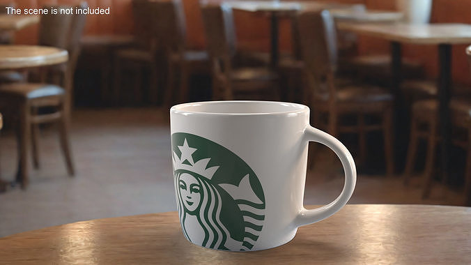 Starbucks Coffee Mug 3D model 4