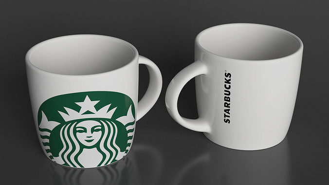 Starbucks Coffee Mug 3D model 7
