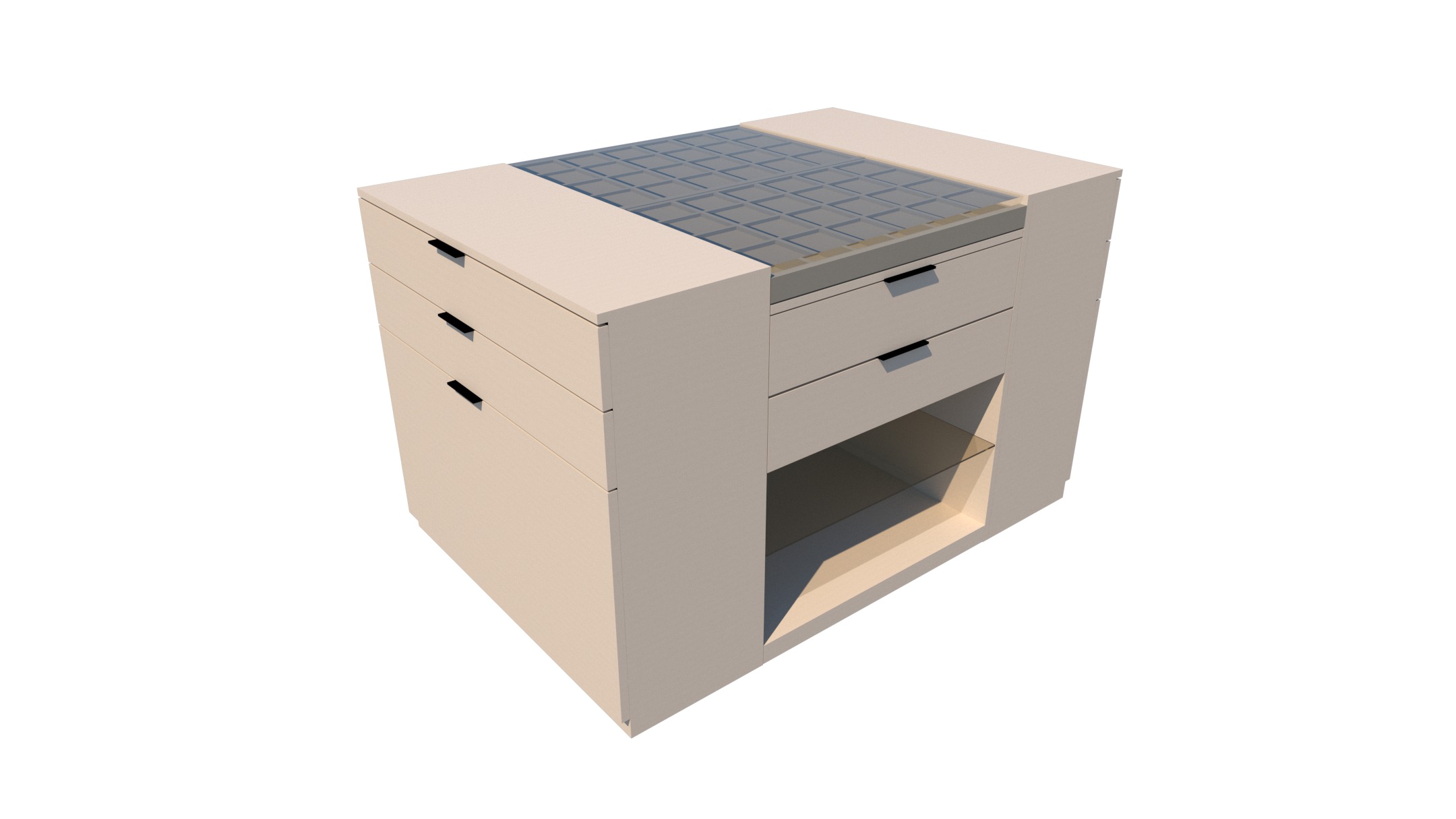 Serena Line Elegance Island - Pure  Low-poly 3D model_4