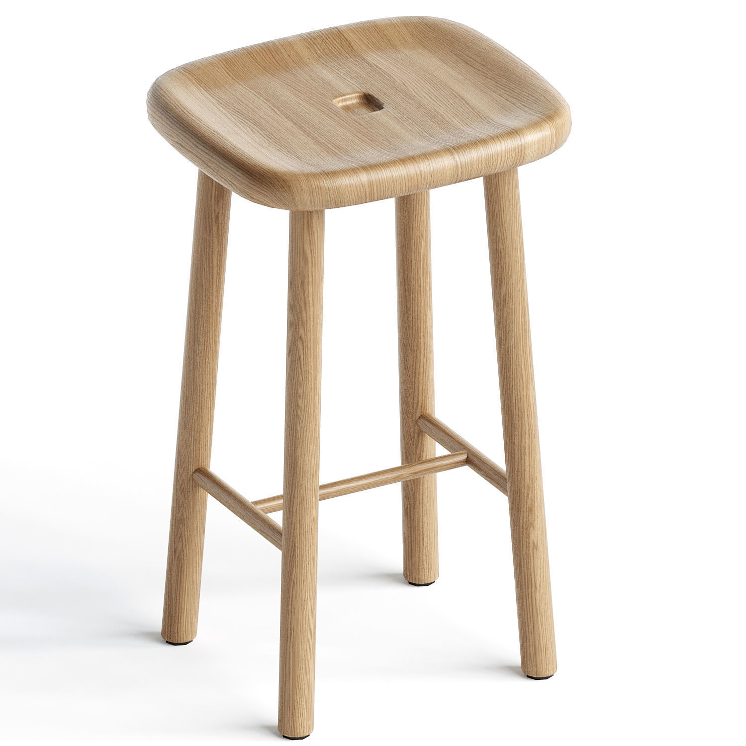 Jade Counter Stool 3D model_1