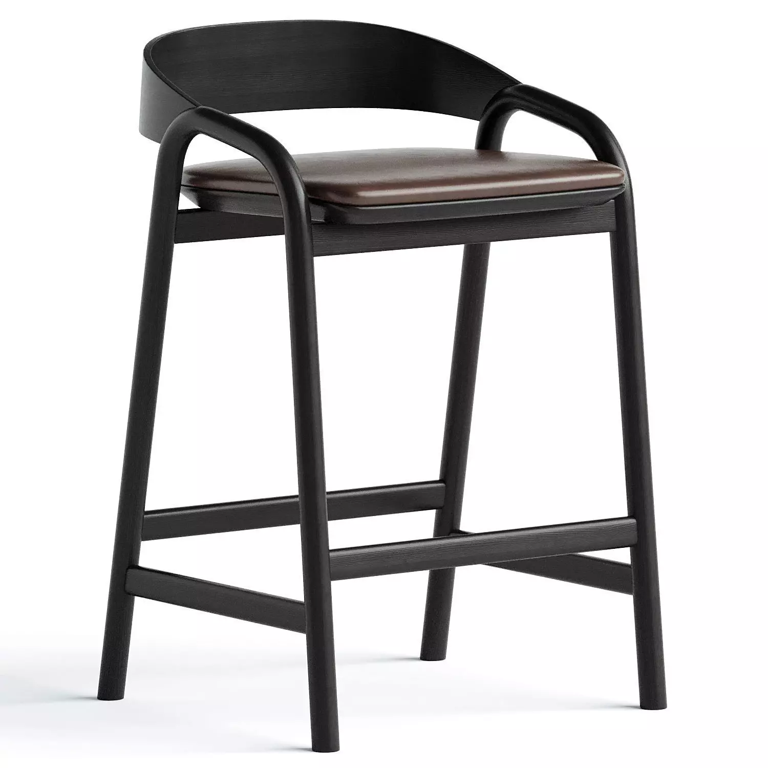 Inlay Counter Stool 3D model_0