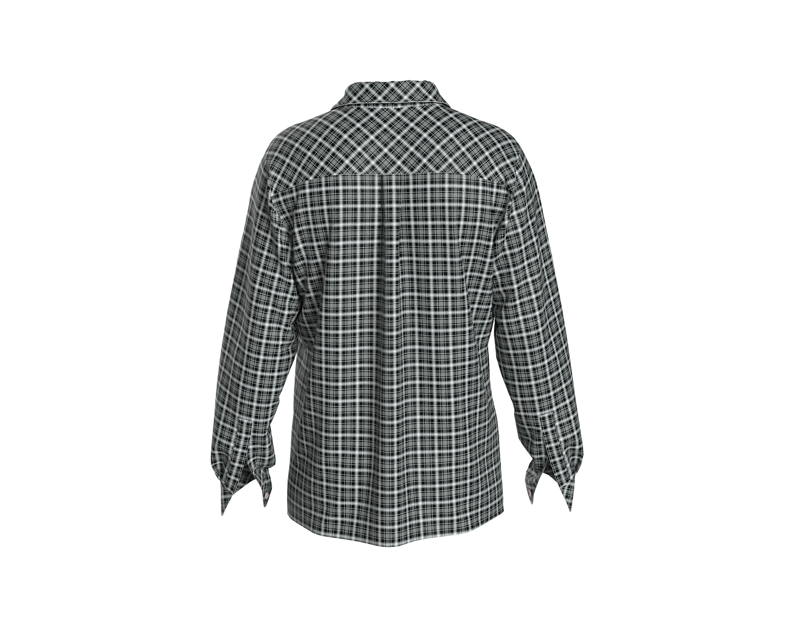 45 shirt pattern for men 3D print model_4