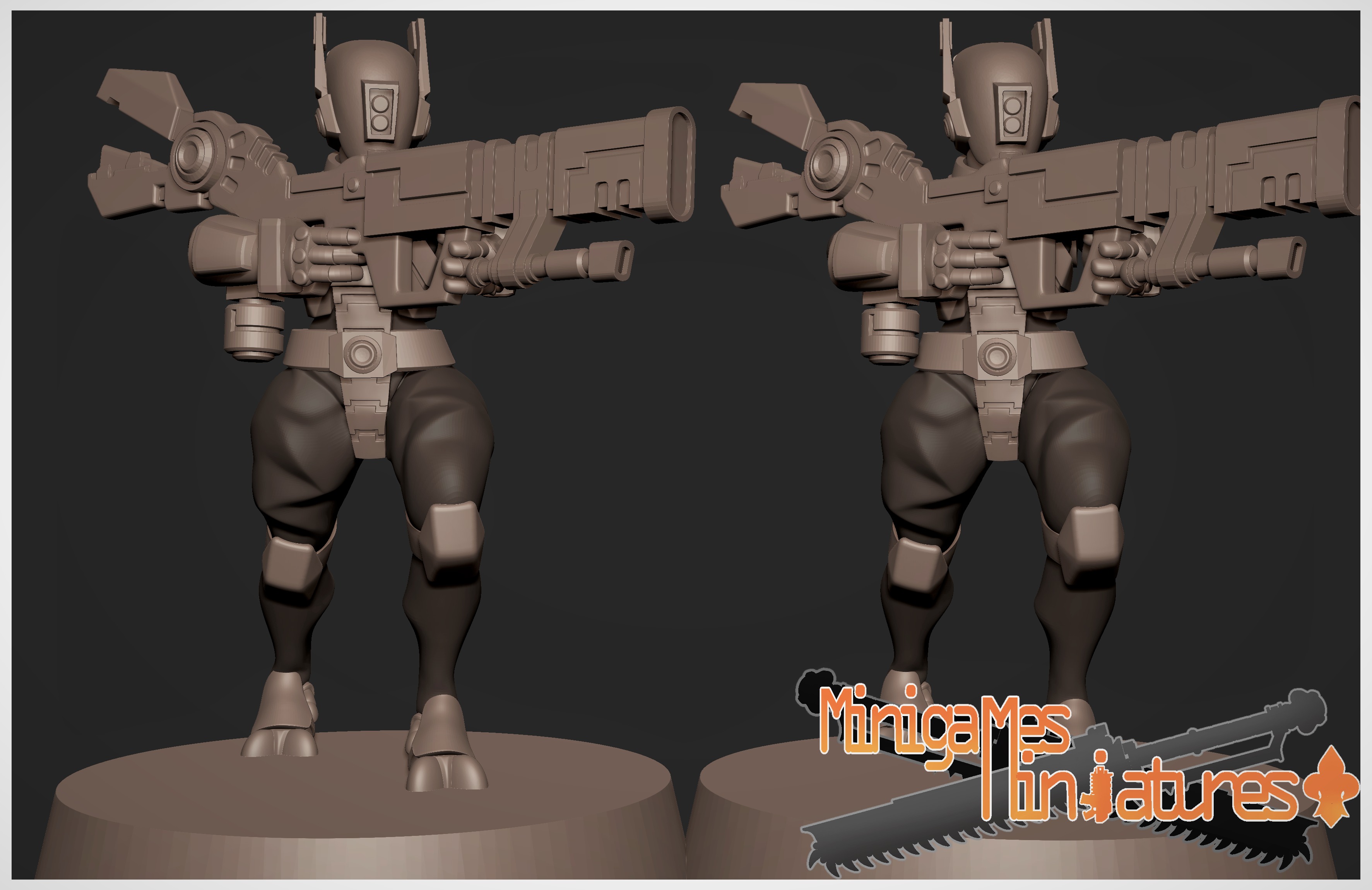 Greater good pathfinders anime figurines 3D print model_6