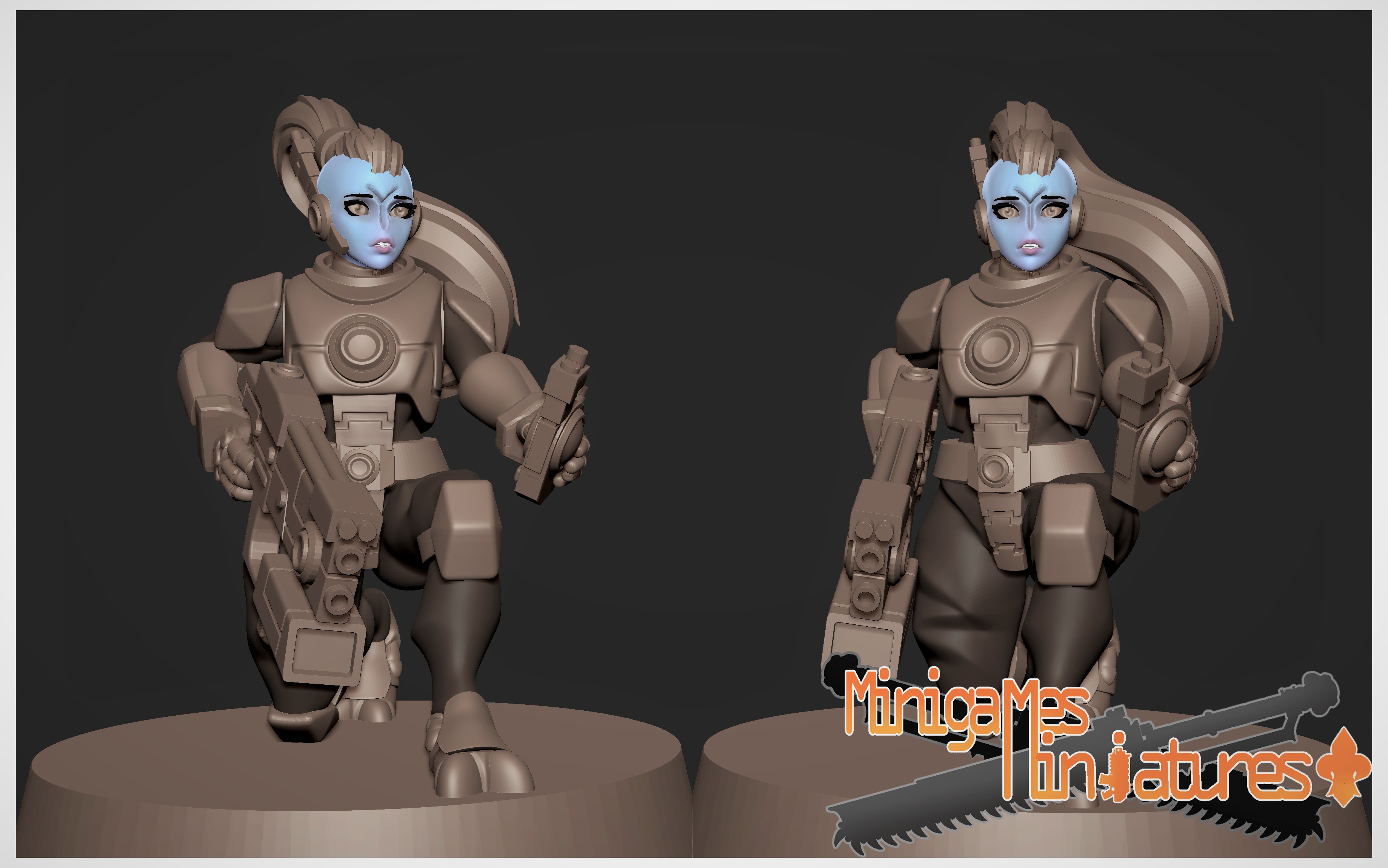 Greater good pathfinders anime figurines 3D print model_2
