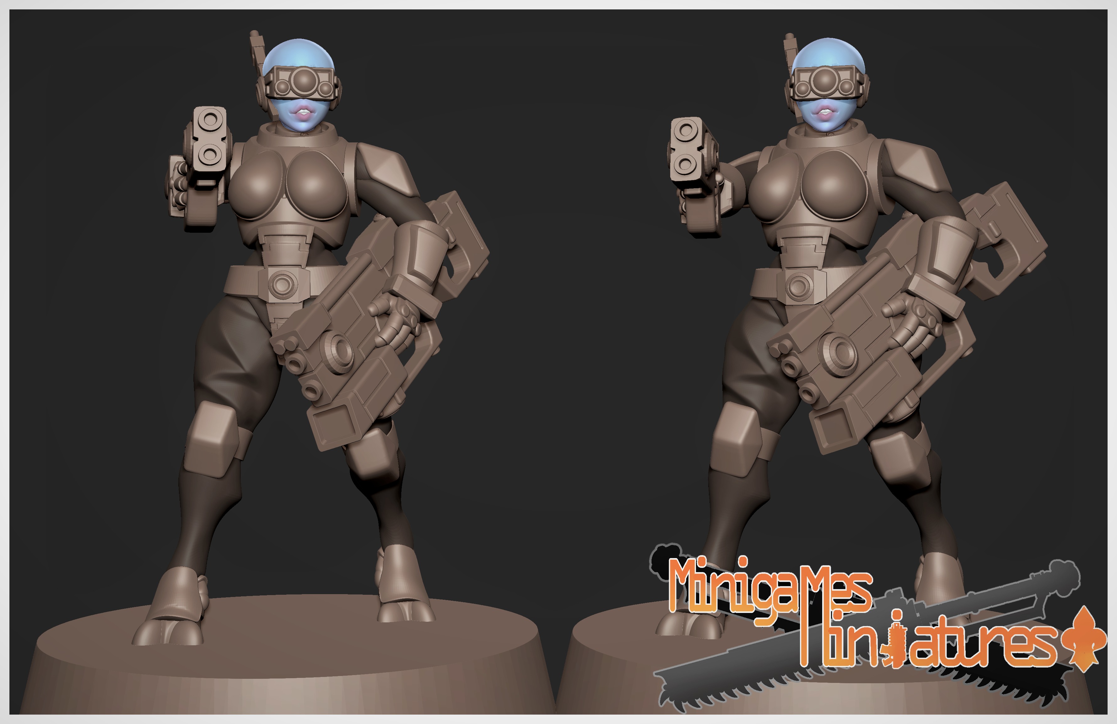 Greater good pathfinders anime figurines 3D print model_4