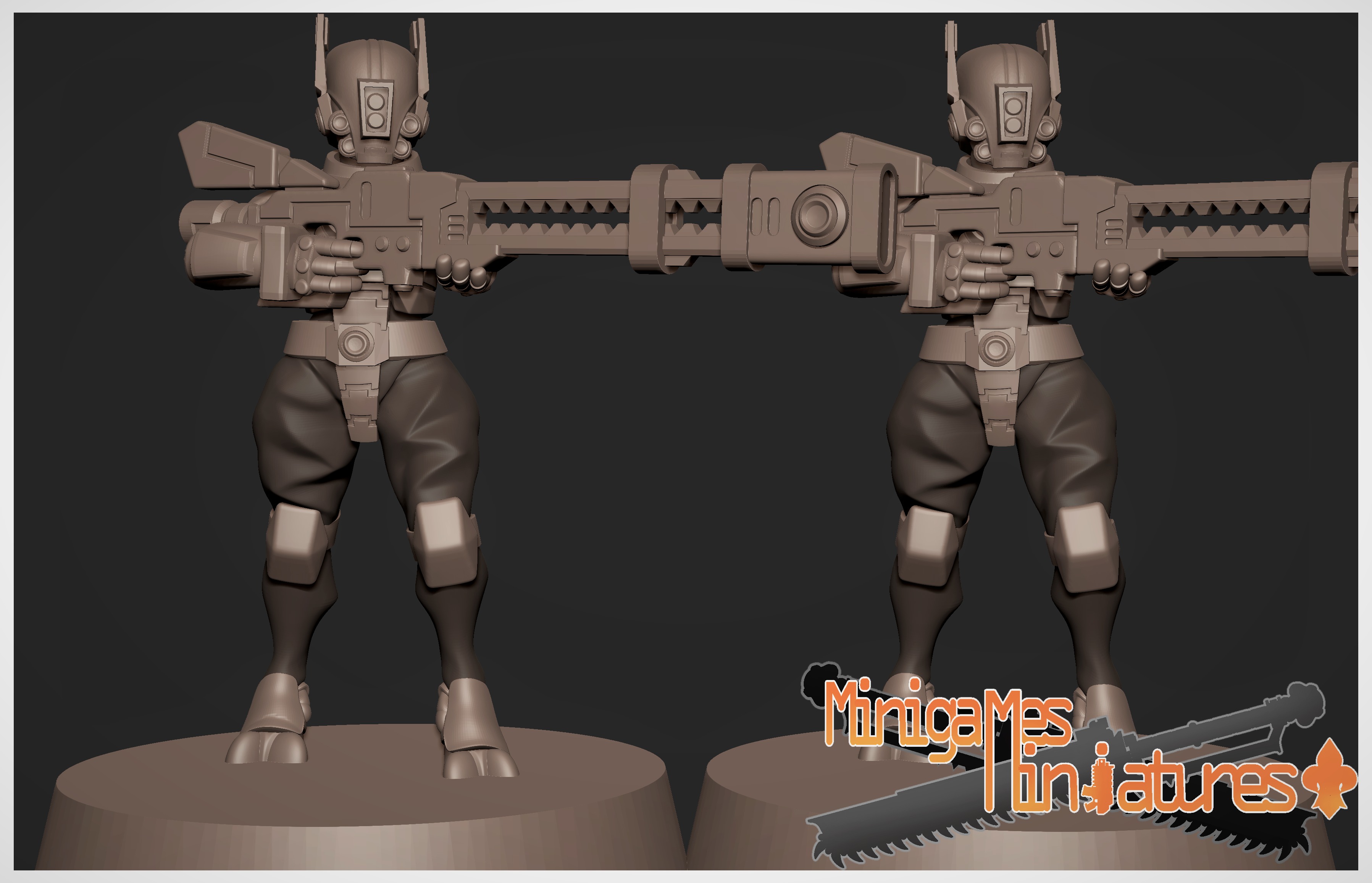 Greater good pathfinders anime figurines 3D print model_5