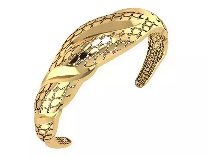 elegant bracelet model 3D print model 3D print model