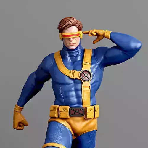 X-Men - Cyclops Fan Art 3D Model 3D print model